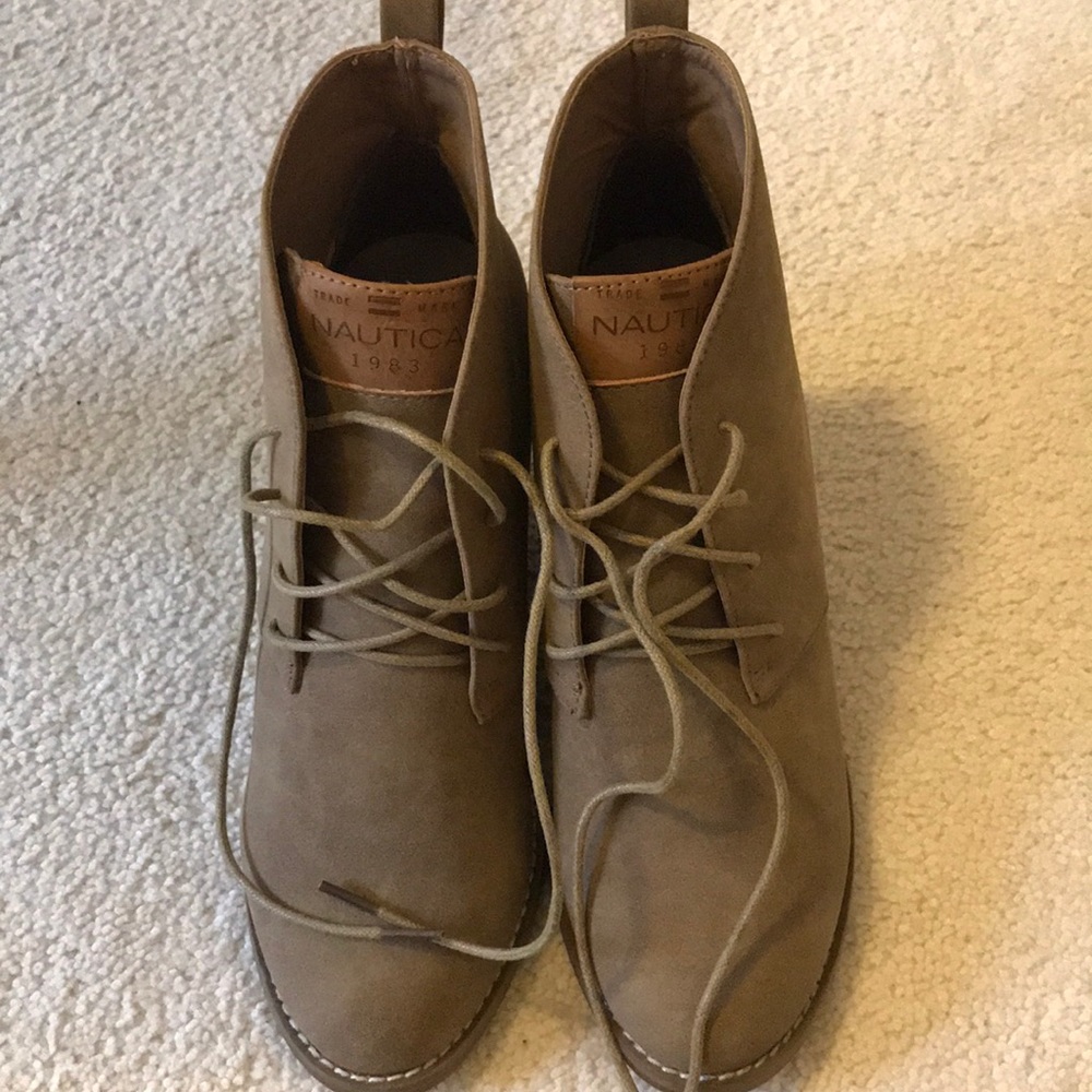Nautica booties. Never worn.